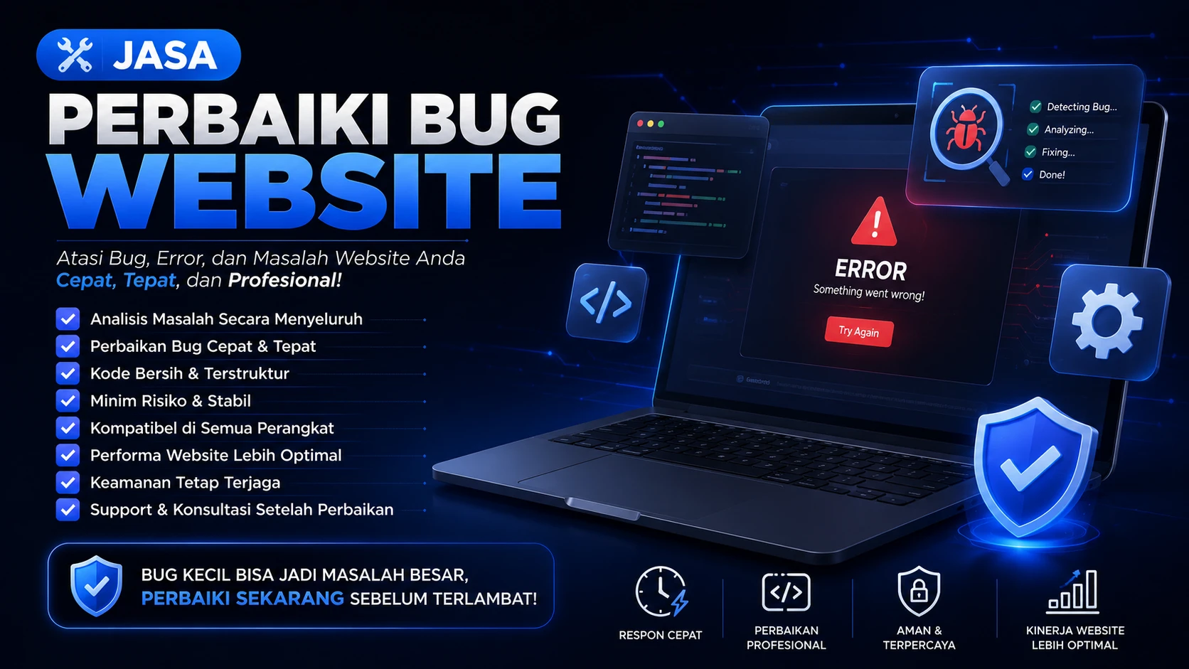 Jasa Perbaiki Bug Website